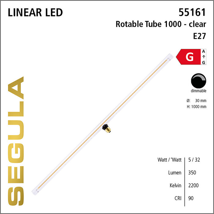 Segula Rotable Tube LED 1 m