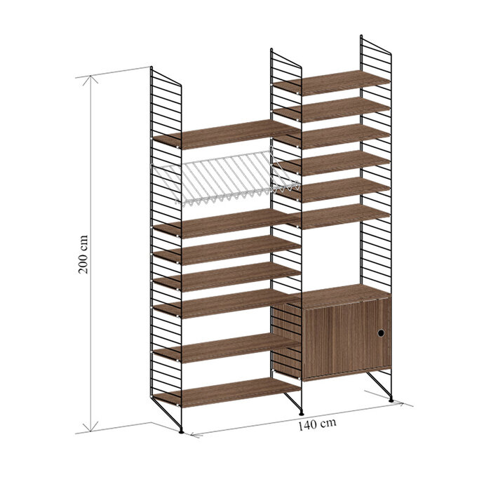 String Wandconfiguratie 36 - String