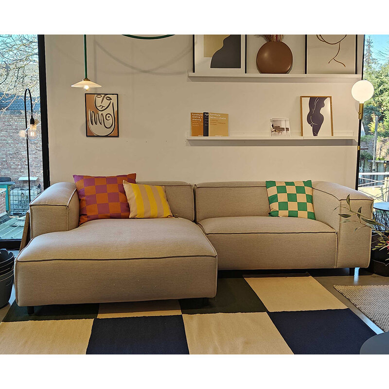 Fest Amsterdam Dunbar sofa - Divan left + 1.5-seat right - Sydney Beige 22 - Fest Amsterdam