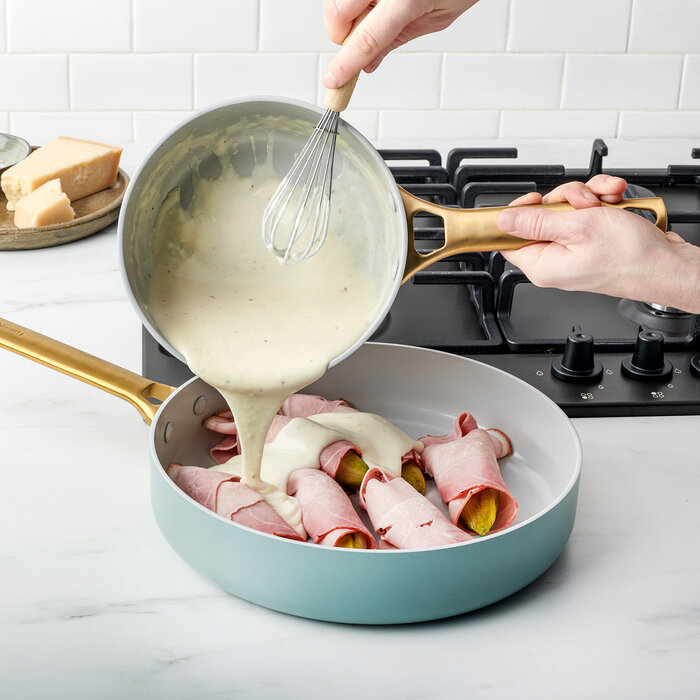 Greenpan Padova Smokey Blue 5-delige pannenset - Greenpan