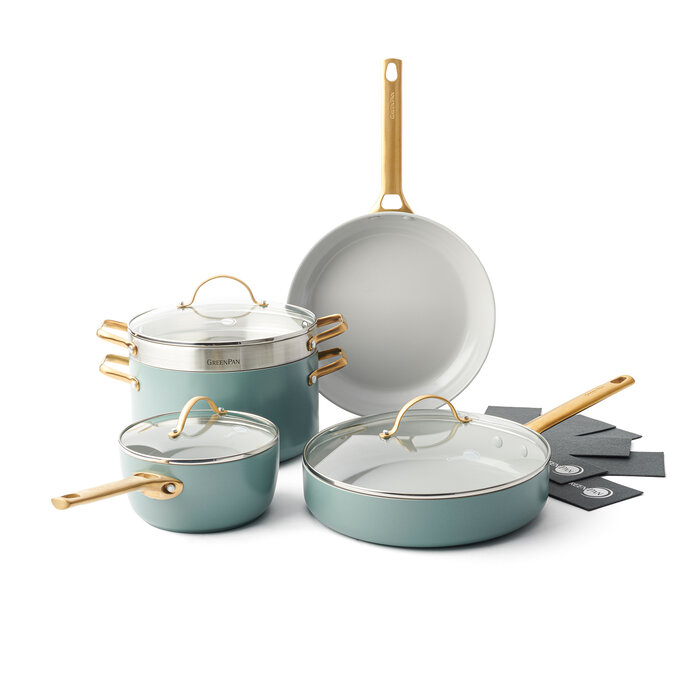 Greenpan Padova Smokey Blue Batterie de cuisine 5 pièces - Greenpan