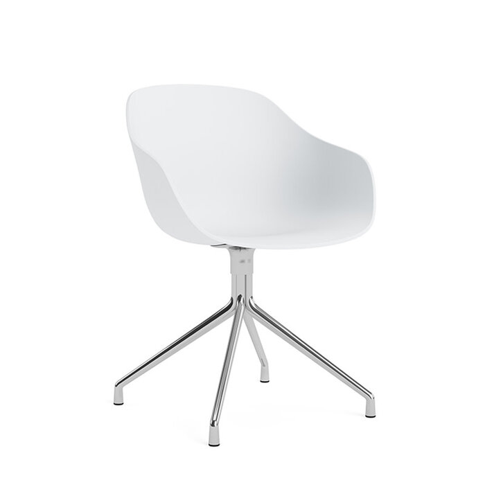 HAY AAC220 - polished alu 4 star swivel frame