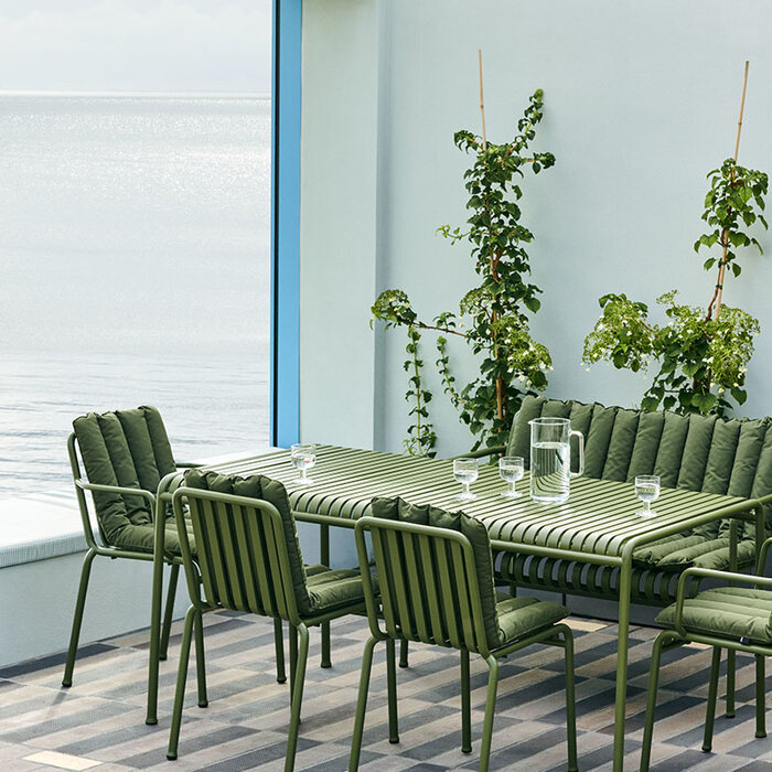 HAY Soft Quilted kussen - Palissade Dining stoel met armleuningen - HAY