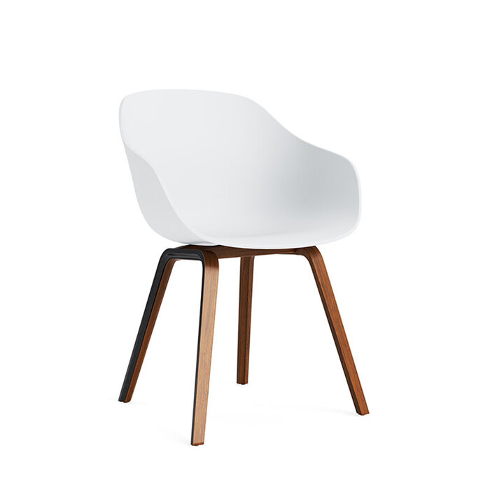 HAY AAC222 - natural lacquered walnut frame