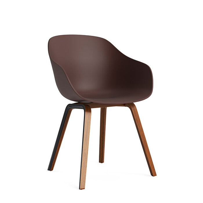 HAY AAC222 - natural lacquered walnut frame