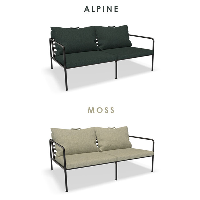 Houe Avon Lounge Sofa - Frame: Black / Powder Coated Steel - Houe