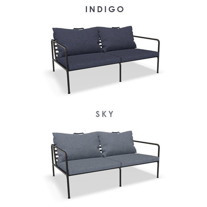 Houe Avon Lounge Sofa - Frame: Black / Powder Coated Steel - Houe