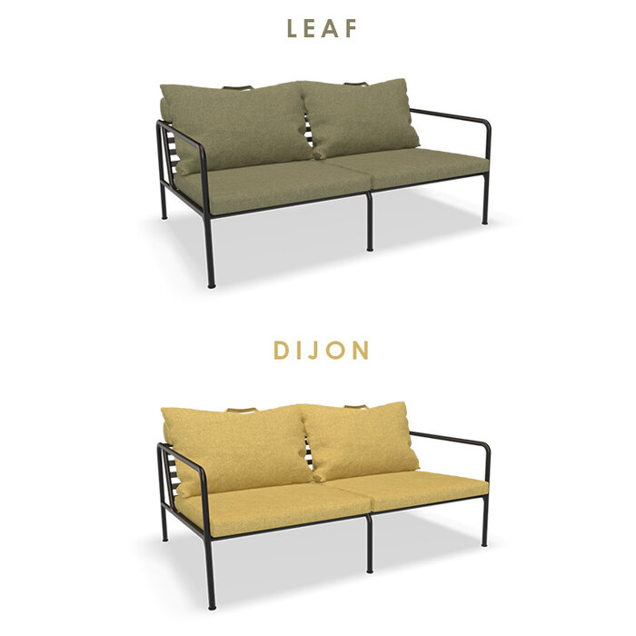 Houe Avon Lounge Sofa - Frame: Black / Powder Coated Steel - Houe