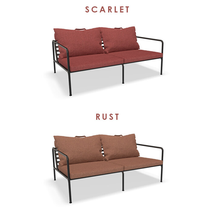 Houe Avon Lounge Sofa - Frame: Black / Powder Coated Steel - Houe