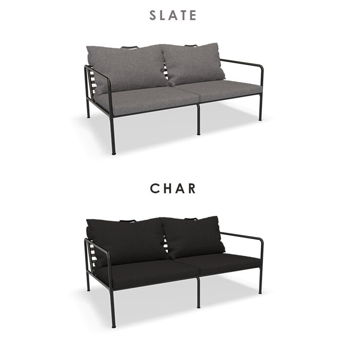 Houe Avon Lounge Sofa - Frame: Black / Powder Coated Steel - Houe