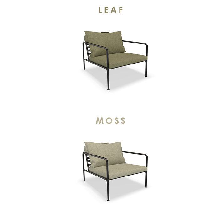 Houe Avon Lounge Chair - Frame: Black / Powder Coated Steel - Houe