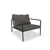 Houe Avon Lounge Chair - Frame: Black / Powder Coated Steel