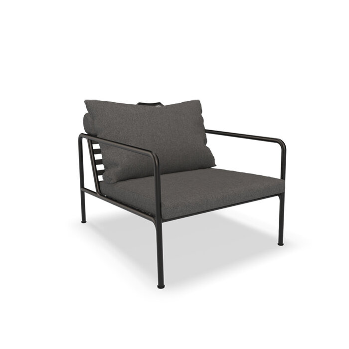 Houe Avon Lounge Chair - Frame: Black / Powder Coated Steel - Houe