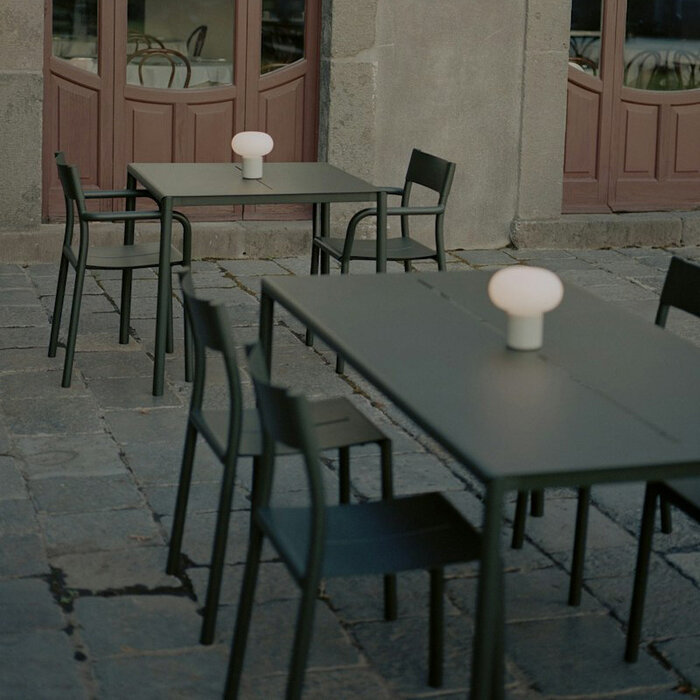 NEW WORKS May Table 85 x 85 - New Works