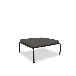 Houe Avon Lounge Ottoman - Frame: Black / Powder Coated Steel