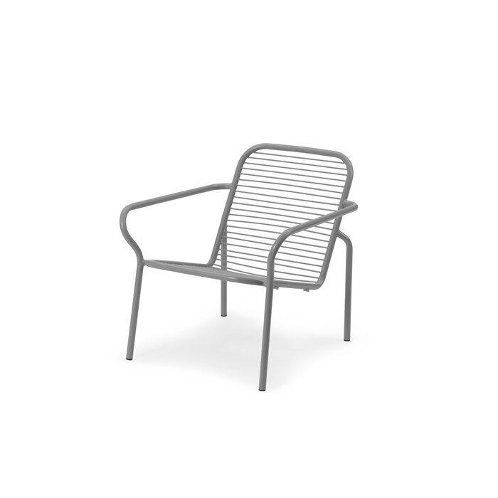 Normann Copenhagen Vig Lounge chair Staal - Normann Copenhagen