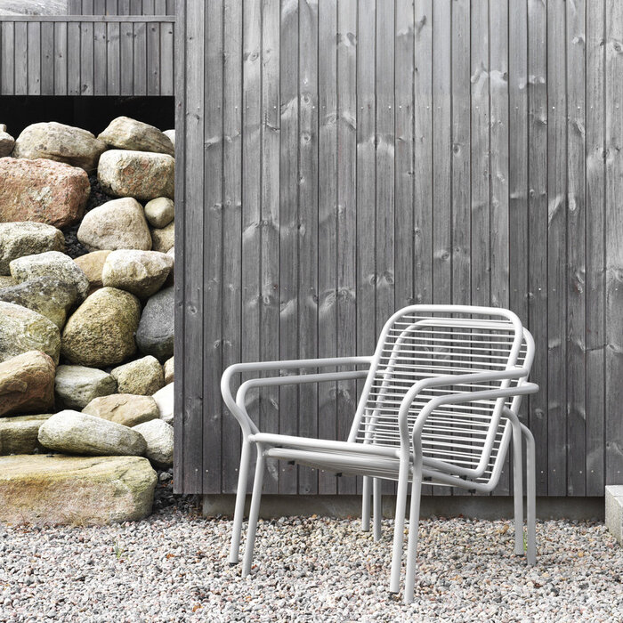 Normann Copenhagen Vig Lounge chair Acier - Normann Copenhagen