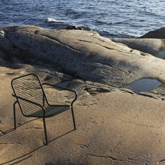 Normann Copenhagen Vig Lounge chair Acier - Normann Copenhagen