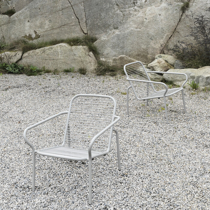 Normann Copenhagen Vig Lounge chair Acier - Normann Copenhagen