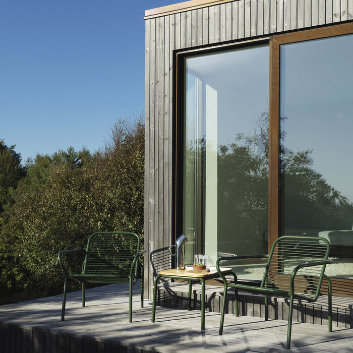 Normann Copenhagen Vig Lounge chair Staal - Normann Copenhagen