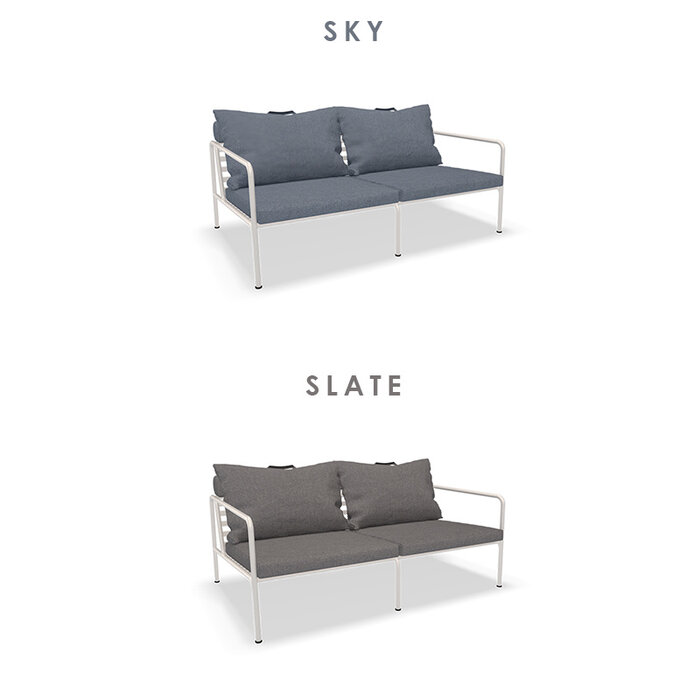 Houe Avon Lounge Sofa - Frame: White / Powder Coated Steel - Houe