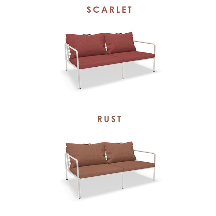 Houe Avon Lounge Sofa - Frame: White / Powder Coated Steel - Houe