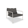 Houe Avon Lounge Chair - Frame: White / Powder Coated Steel
