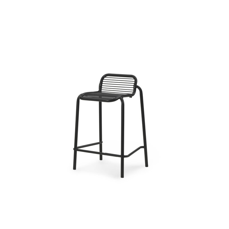 Normann Copenhagen Vig Barstool Staal - Normann Copenhagen
