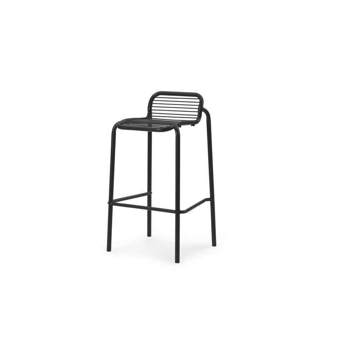 Normann Copenhagen Vig Barstool Staal - Normann Copenhagen