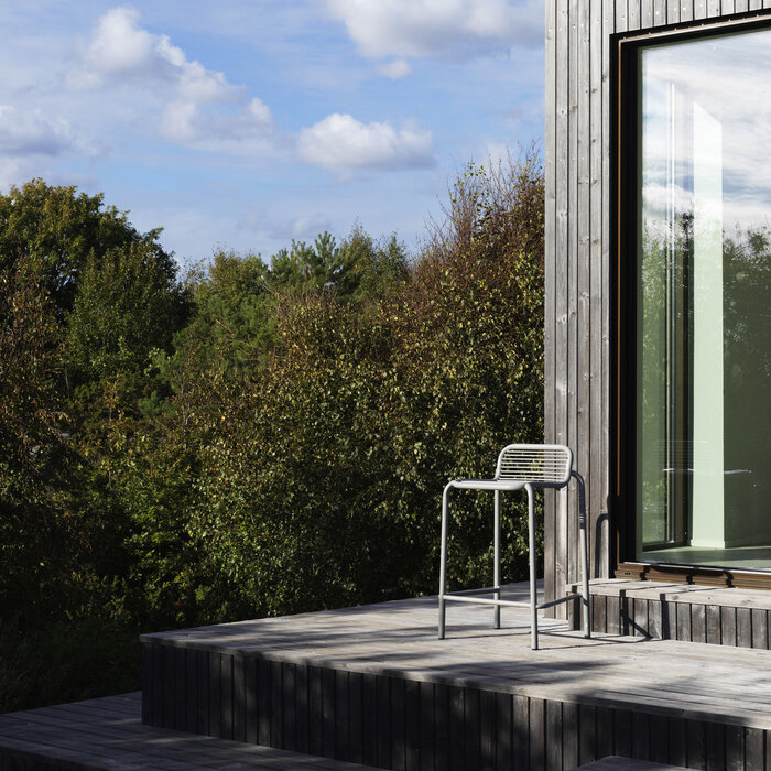 Normann Copenhagen Vig Barstool Staal - Normann Copenhagen