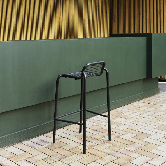 Normann Copenhagen Vig Barstool Staal - Normann Copenhagen