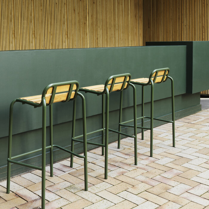 Normann Copenhagen Vig Barstool Wood - Normann Copenhagen