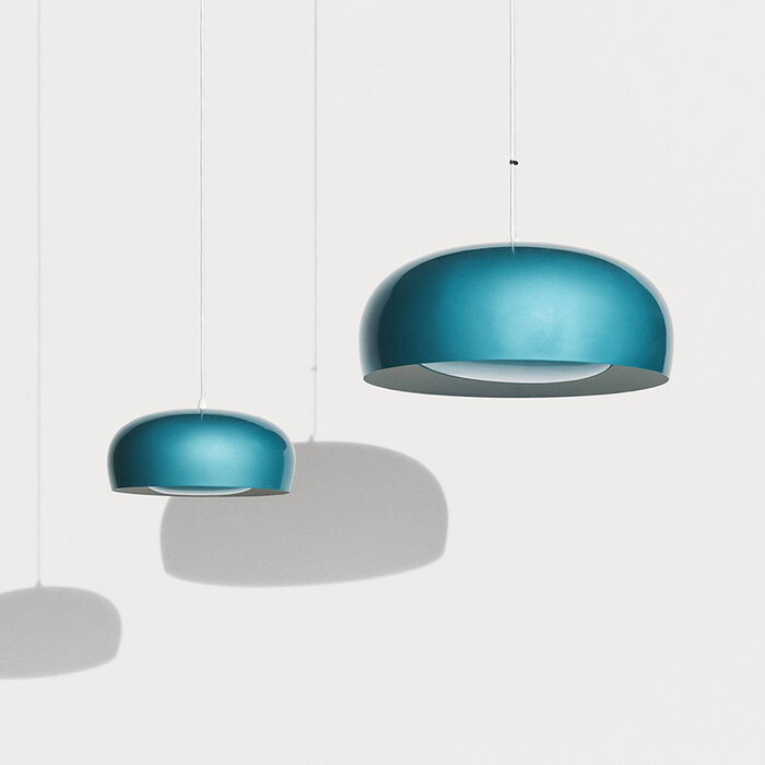 Petite Friture Brush Hanglamp Clear Blue - Petite Friture