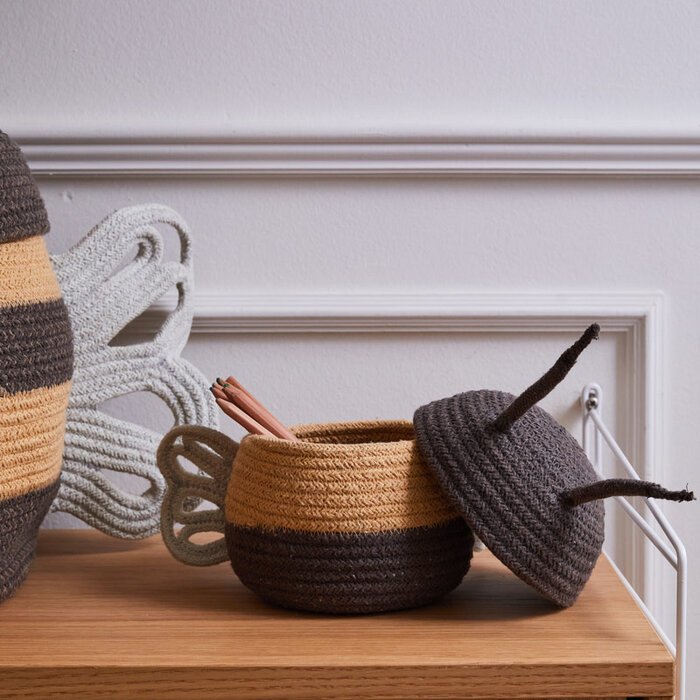 Lorena Canals Panier de rangement Baby Bee Ø 15 x 15 cm