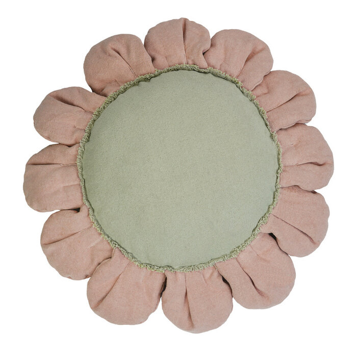 Lorena Canals Pink Daisy - Coussin de sol Ø 70 cm