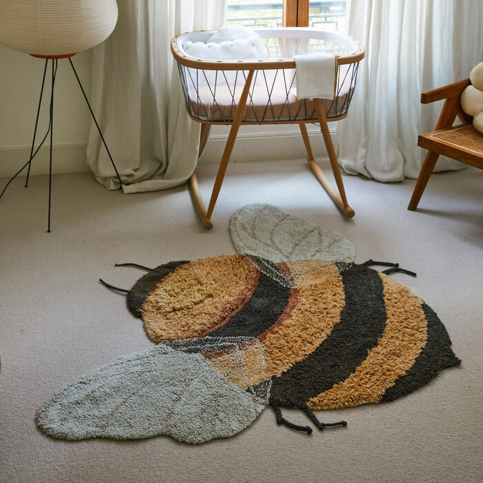 Lorena Canals Tapis lavable en coton - Bee 115x150 cm