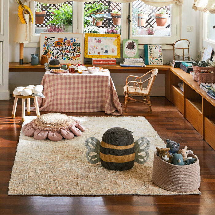 Lorena Canals Sweet Honey - tapis lavable en coton 140 x 200 cm