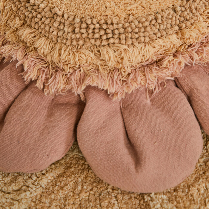 Lorena Canals Pink Daisy - Coussin de sol Ø 70 cm