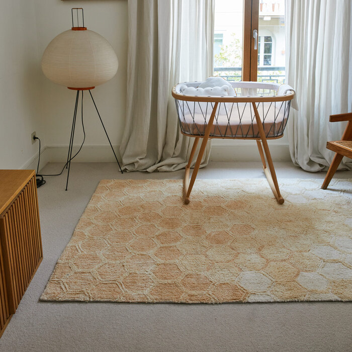 Lorena Canals Sweet Honey - tapis lavable en coton 140 x 200 cm