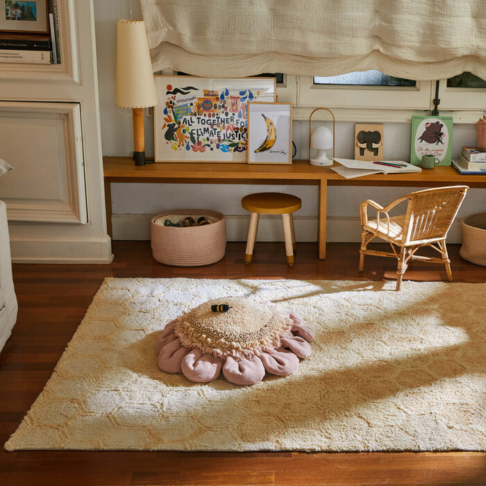 Lorena Canals Sweet Honey - tapis lavable en coton 140 x 200 cm