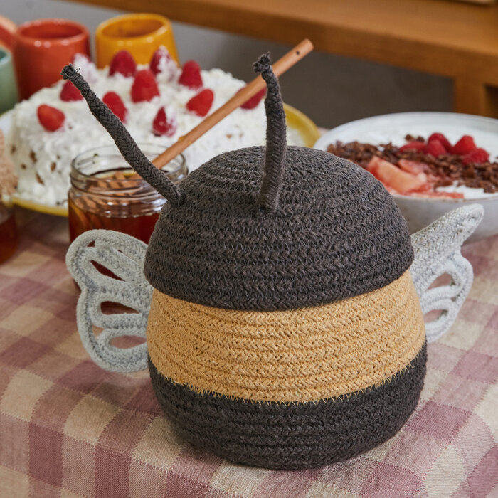 Lorena Canals Panier de rangement Baby Bee Ø 15 x 15 cm