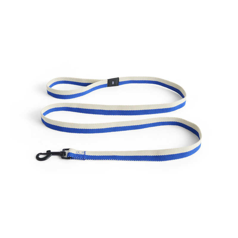 HAY Dog Leash Flat - Blue Off-white - HAY