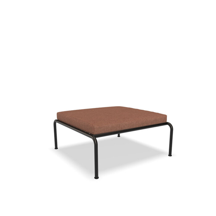 Houe Avon Lounge Ottoman - Frame: Black / Powder Coated Steel - Houe