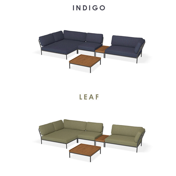 Houe Level Loungeset tuin 5 Dark Grey frame - Houe