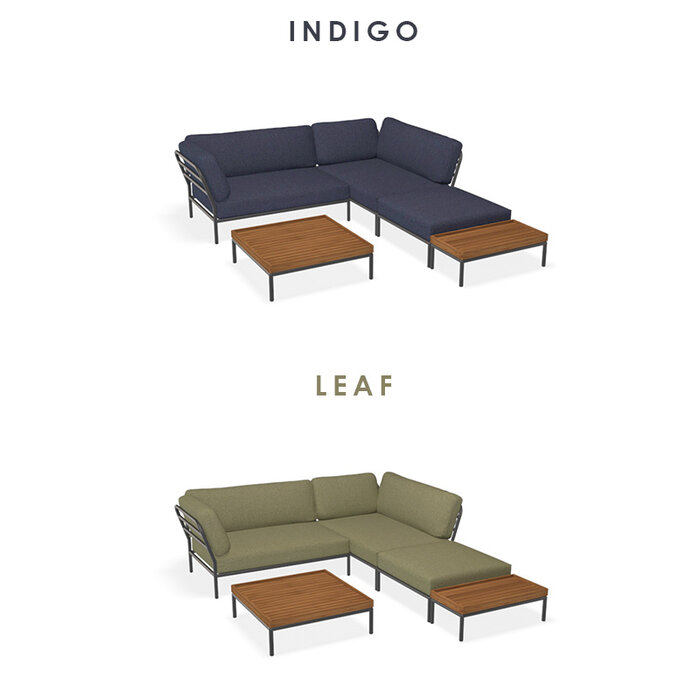 Houe Level Loungeset tuin 6 Dark Grey frame - Houe