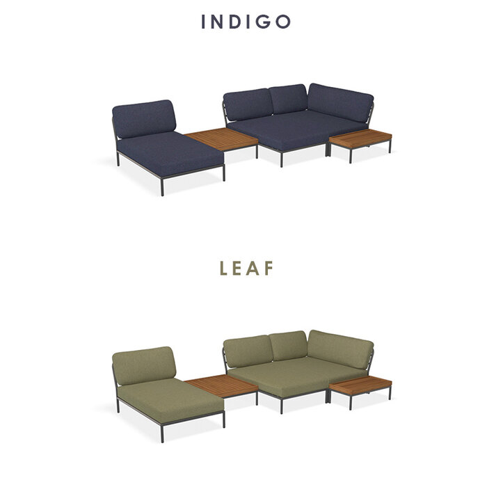 Houe Level Loungeset tuin 7 Dark Grey frame - Houe