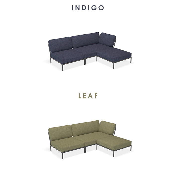 Houe Level Loungeset de jardin 10 Dark Grey frame - Houe