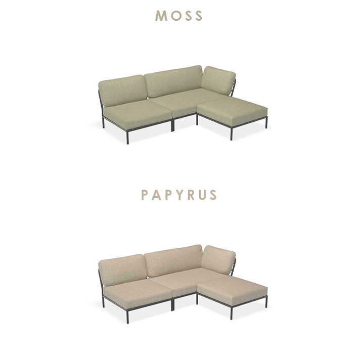 Houe Level Loungeset de jardin 10 Dark Grey frame - Houe