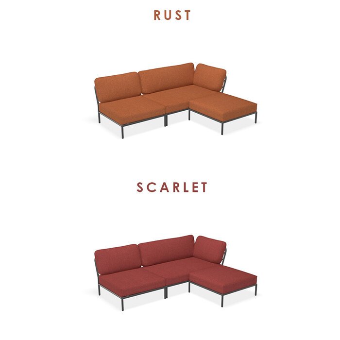 Houe Level Loungeset de jardin 10 Dark Grey frame - Houe