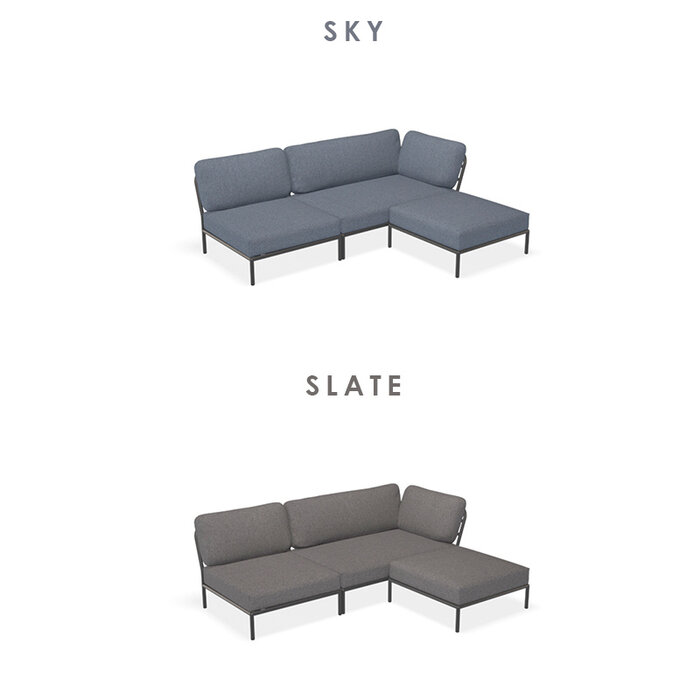 Houe Level Loungeset de jardin 10 Dark Grey frame - Houe